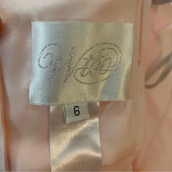 Wtoo Elegant Strapless Blush Pink Tulle Special Occasion Dress Evening Gown - Picture 9 of 14